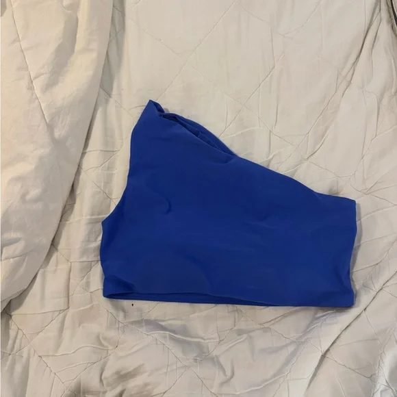 Summersalt One-Shoulder Blue Bikini top - Picture 6 of 8